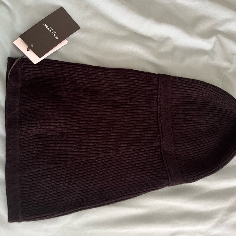Saint Laurent cashmere black balaclava - Picture 3 of 8